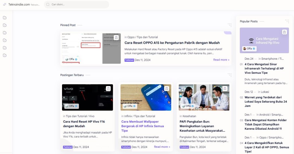 Teknoindie.com Pusat Informasi Teknologi Digital yang Selalu Terdepan